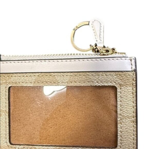 Coach Mini Skinny ID Card Case Keychain - Picture 5 of 7